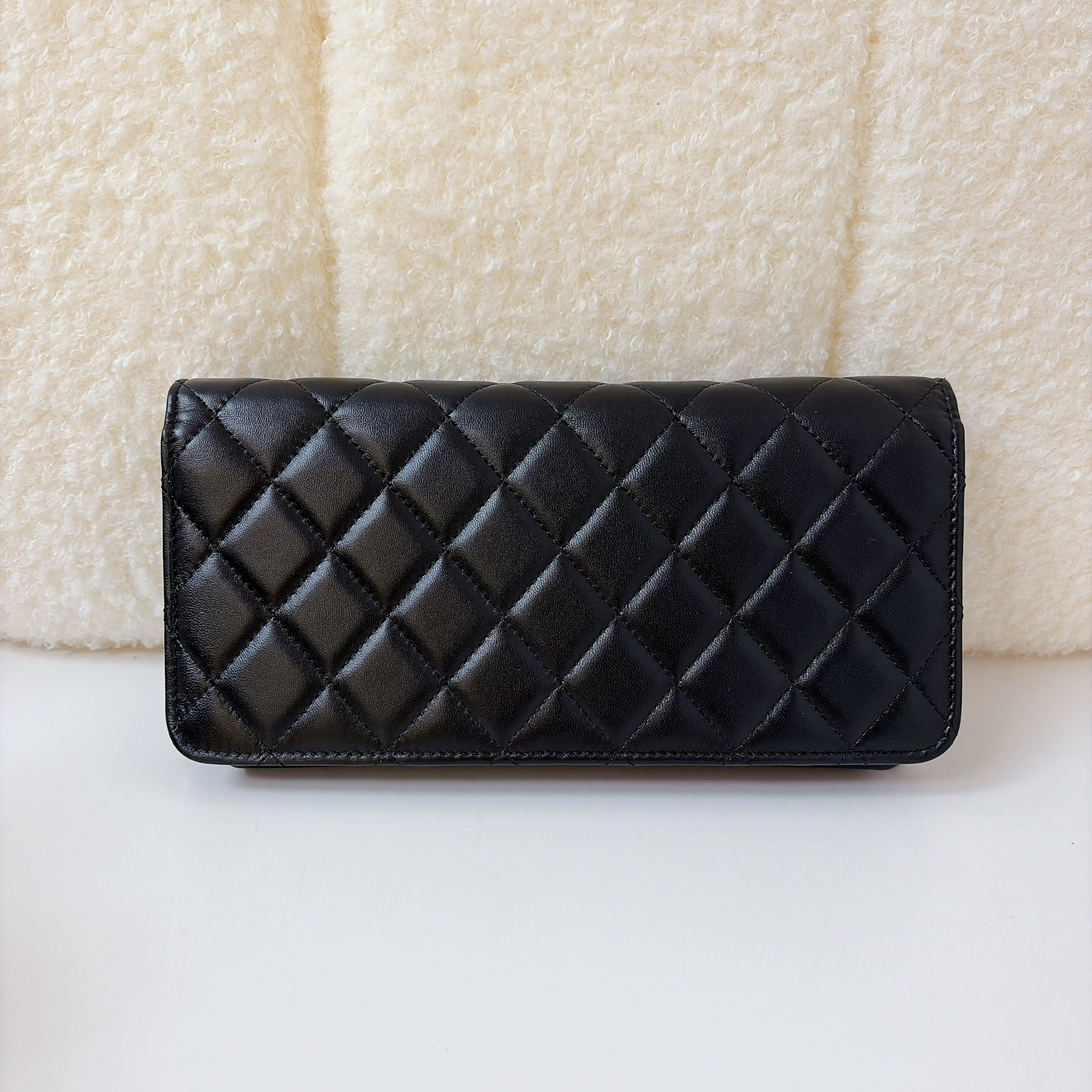 Chanel Wallet On Chain - Black / SHW