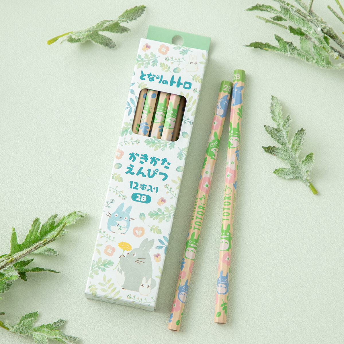 兒童學習鉛筆12支 龍貓  繽紛樹葉