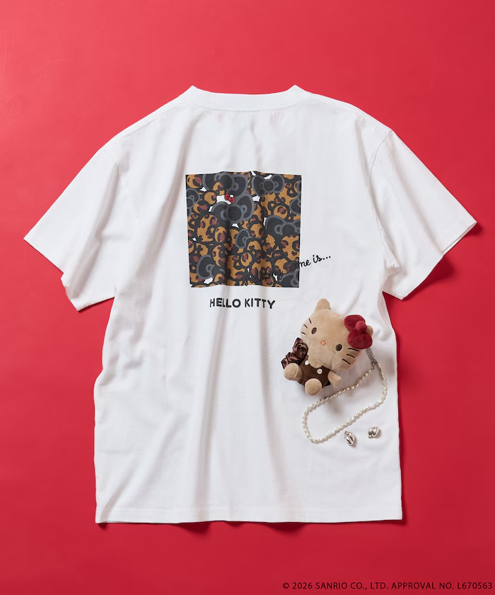 <預購> HELLO KITTY × SMAST × FREAK'S STORE 限定豹紋款T卹 (2colors)