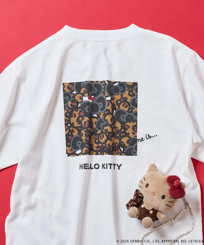 <預購> HELLO KITTY × SMAST × FREAK'S STORE 限定豹紋款T卹 (2colors)