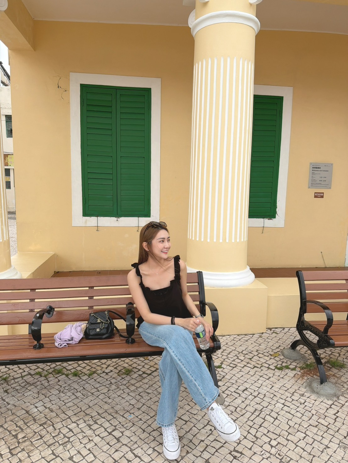 ［預購］🔥04.15春夏新品］💥-7kg瘦瘦褲～闆娘自留款］🇰🇷正韓高腰手工拼接側割破直筒牛仔褲（SM）