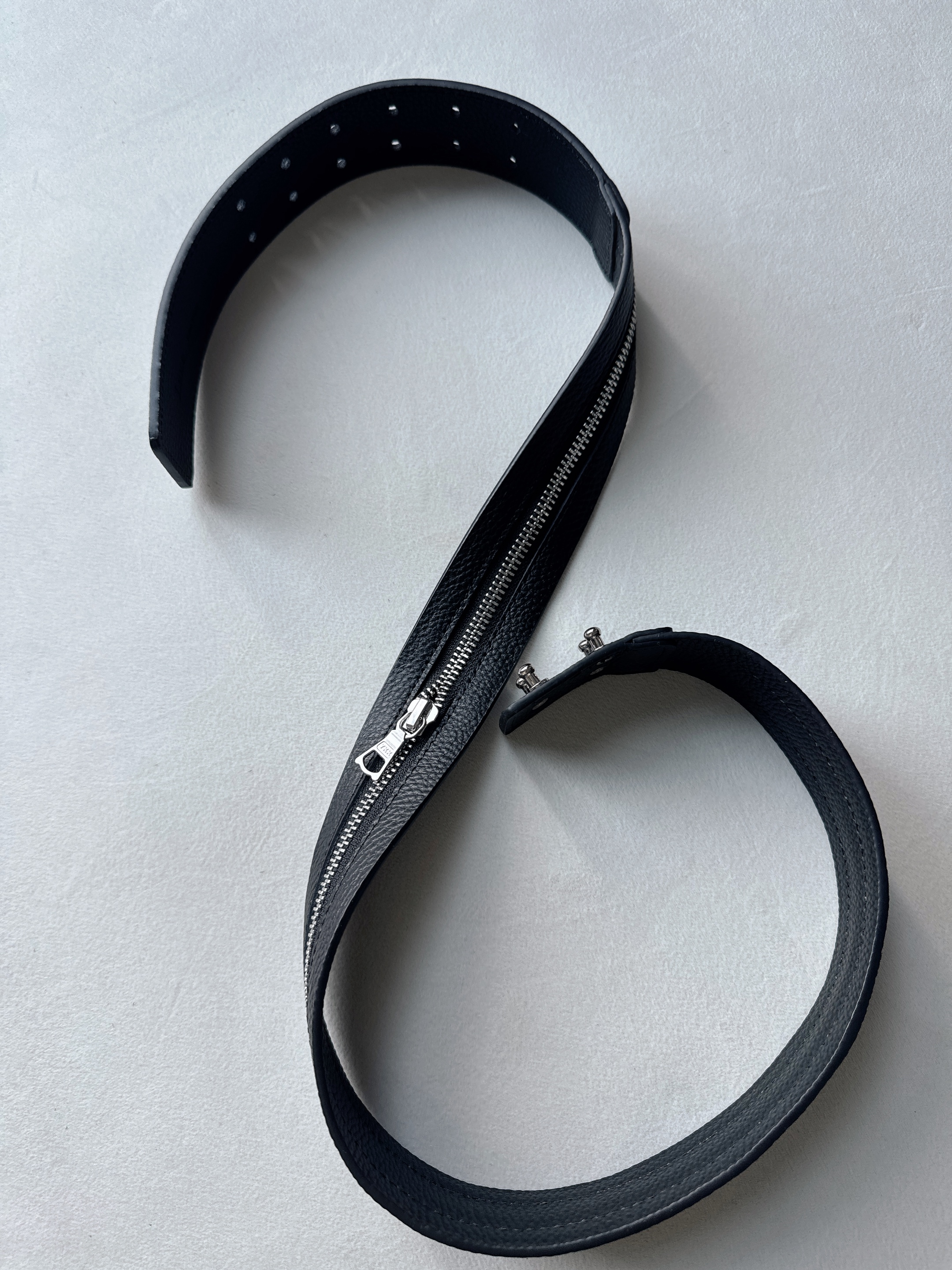 牛皮拉鏈Belt