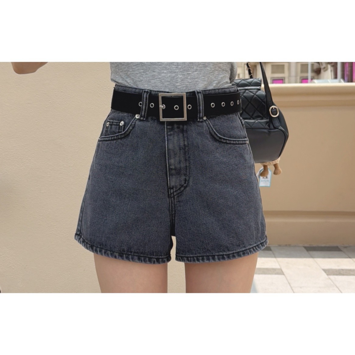 ［預購］🔥04.15春夏新品］🇰🇷正韓高腰挺版牛仔短褲（SML/兩色）