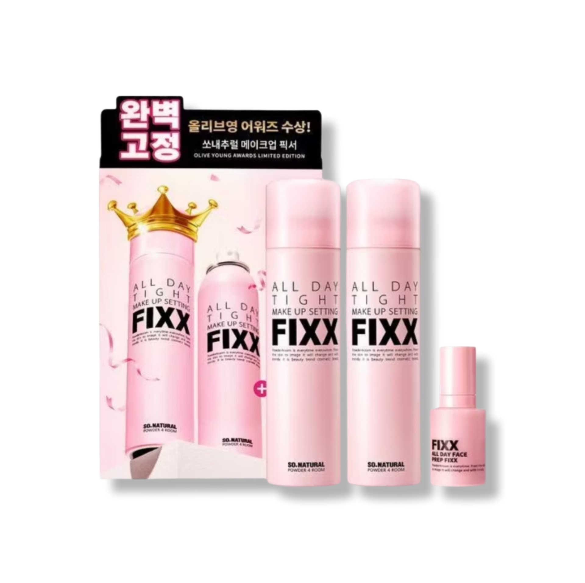 韓國 SO NATURAL FIXX 全天候超完美定妝套組