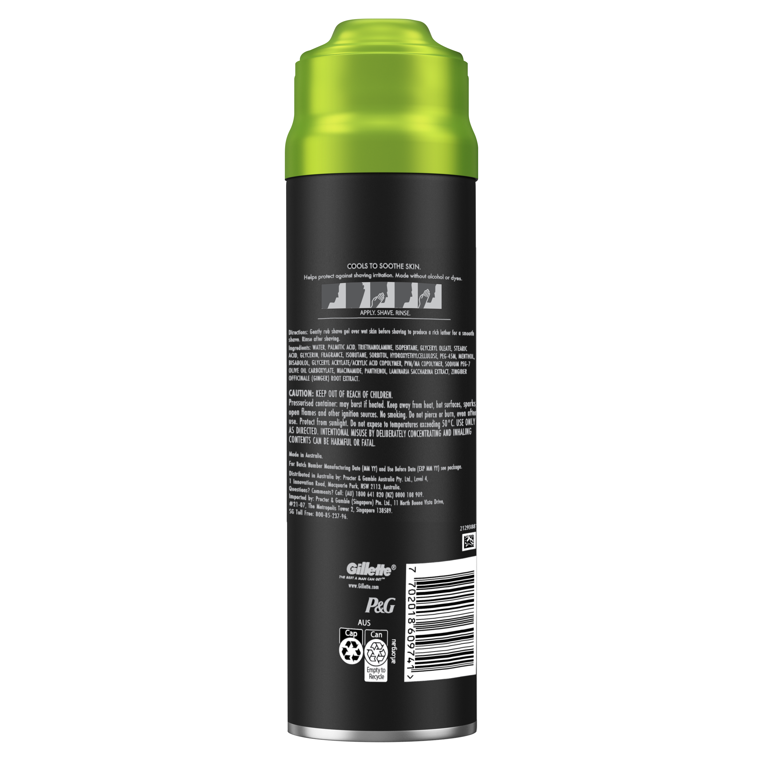 【吉列】Labs 極光系列刮鬍凝露195G