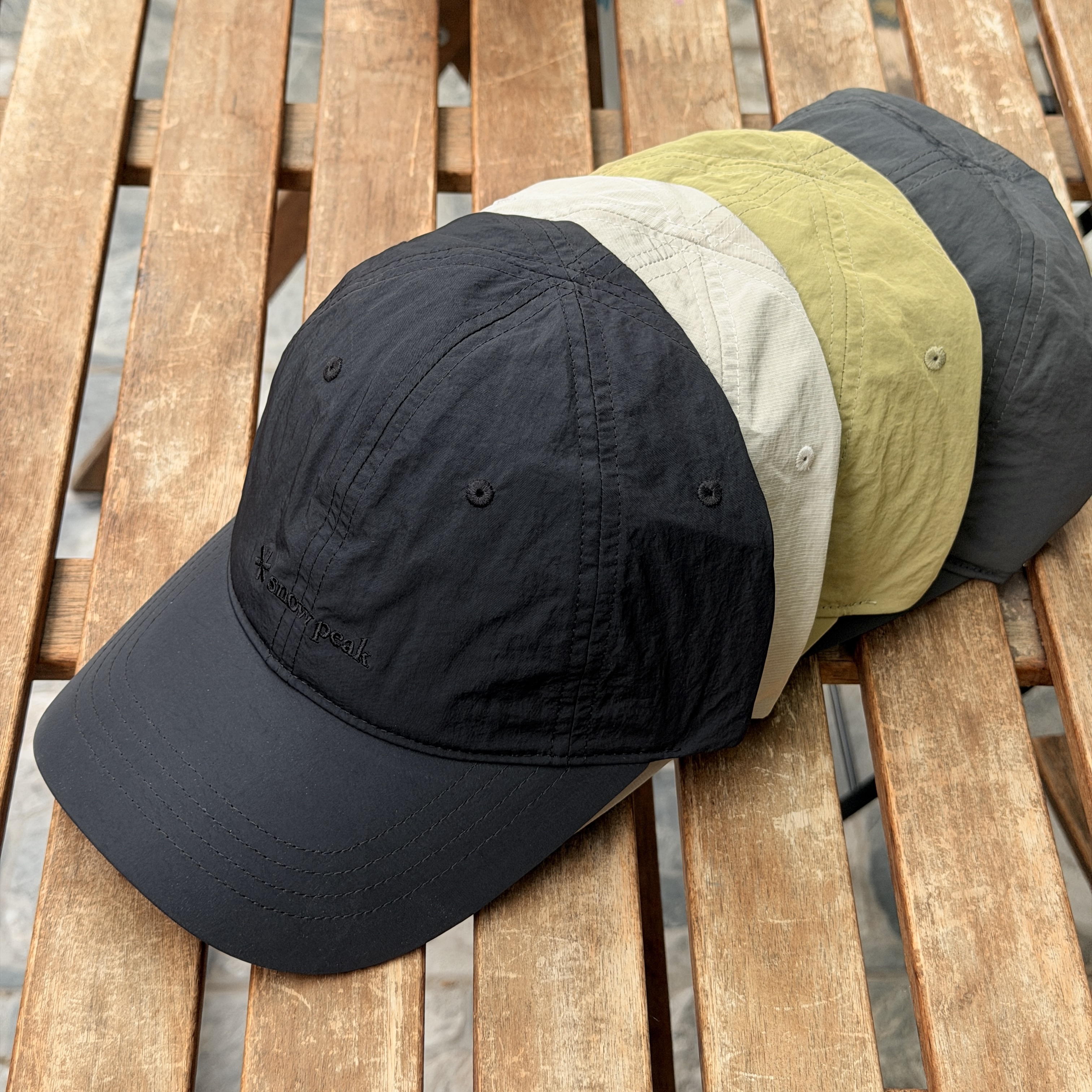 【現貨】Snow Peak  Eco Taslan Ball cap 尼龍刺繡logo老帽  抗UV 防潑水DWR S26ZUFBC70