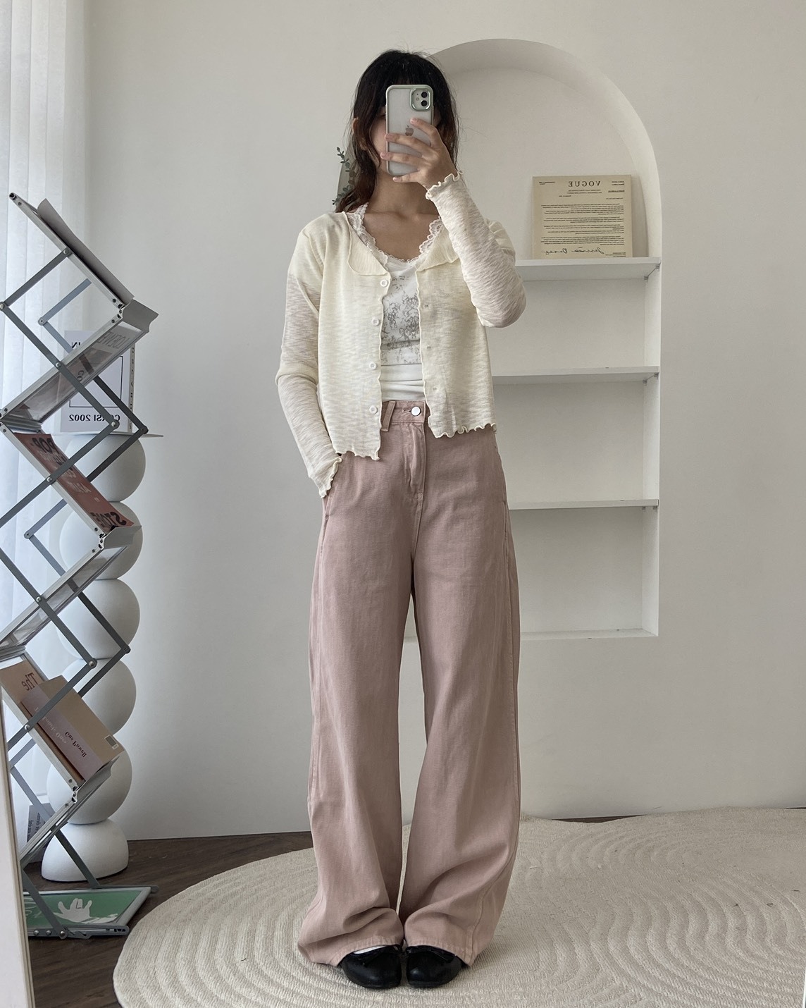 法朵Fado shop｜柔和色調微彎刀牛仔褲 254C023 五色