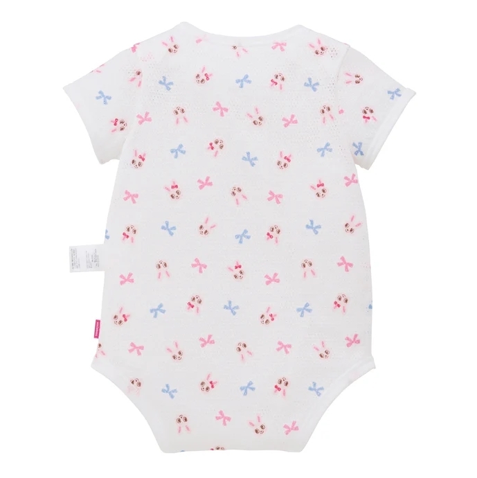 舞颯兔-網眼套頭短袖包臀衣-粉色