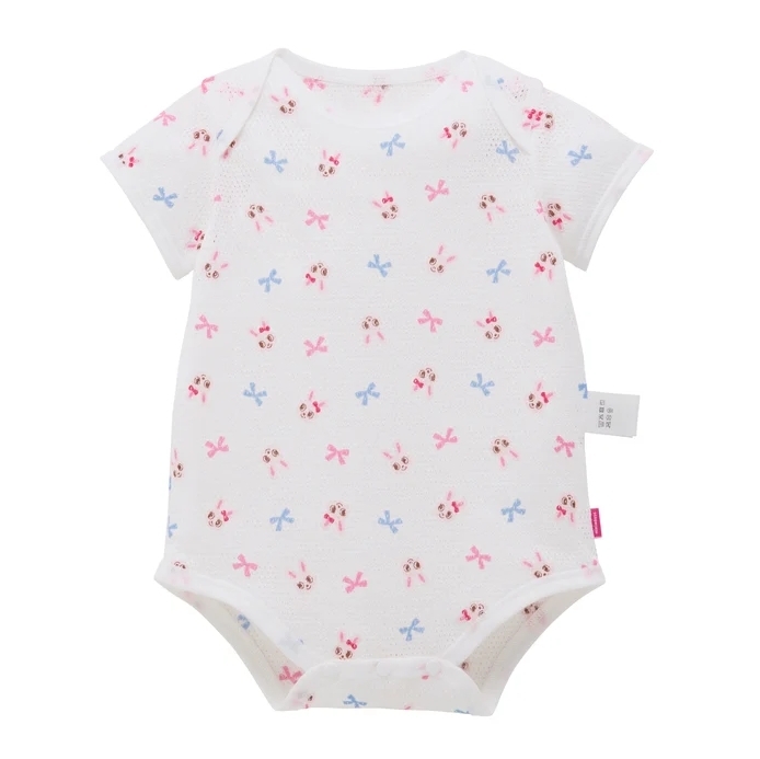 舞颯兔-網眼套頭短袖包臀衣-粉色