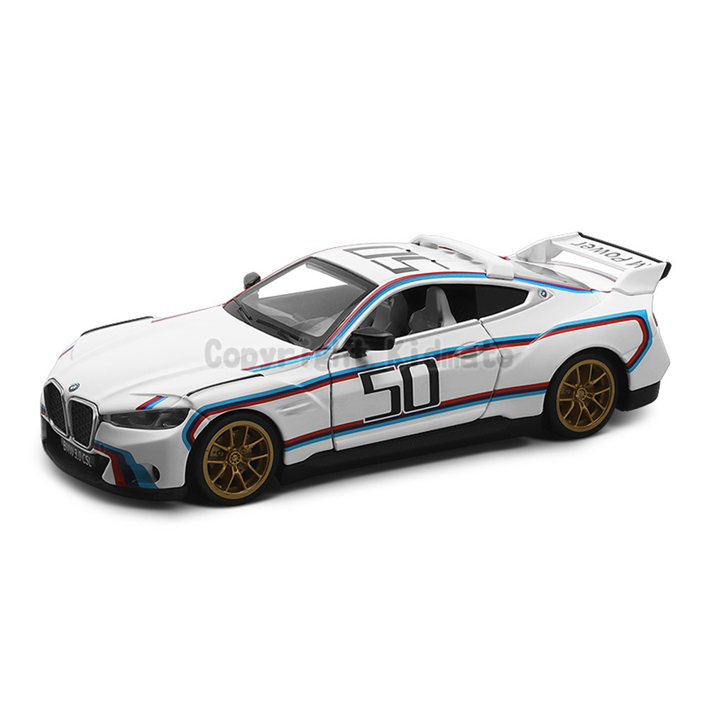 《 KIDMATE 》  1:34 合金車BMW CSL 2023(拉花版)