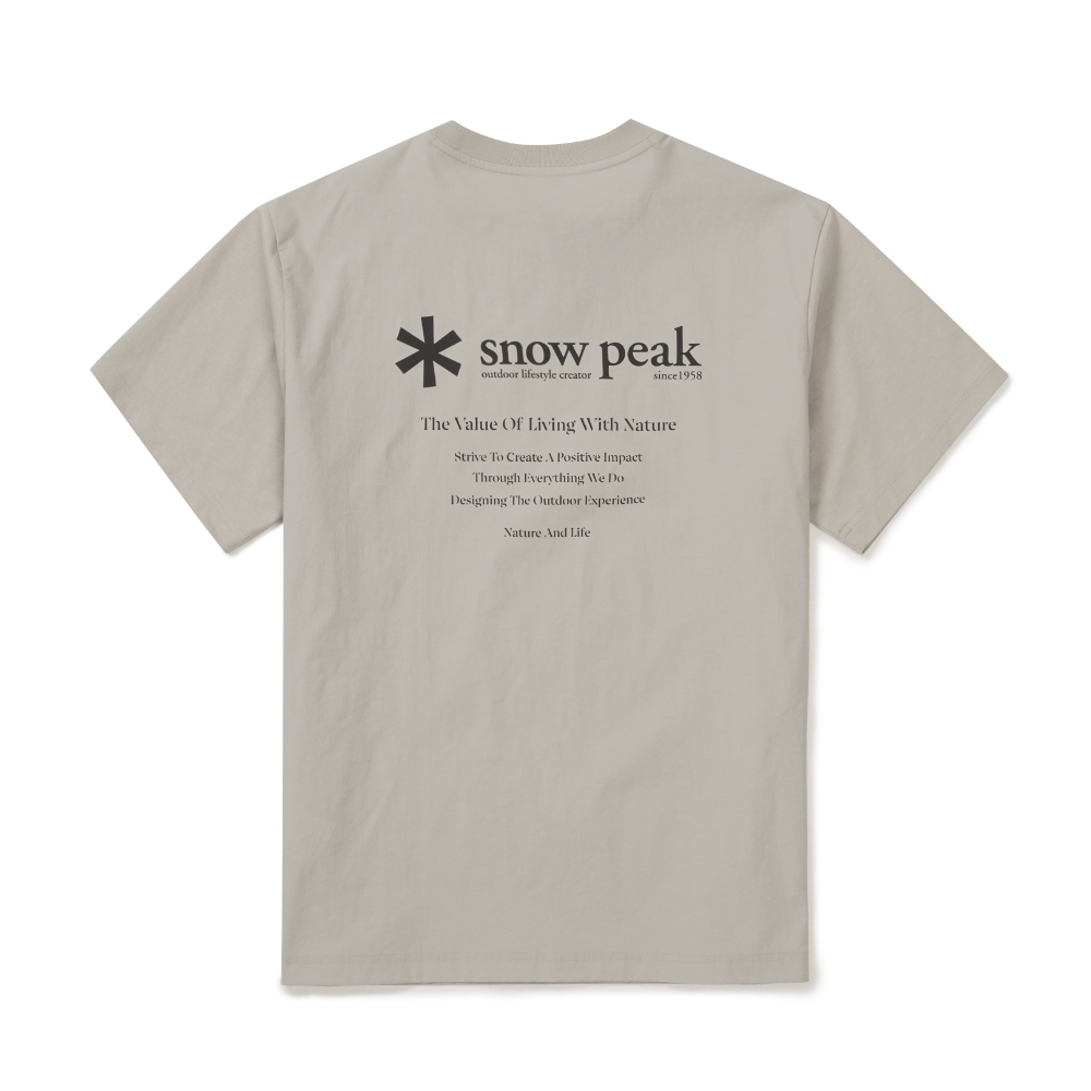韓國 SNOW PEAK 26SS Kleland Hybrid 短袖T恤  S26MMDTS56