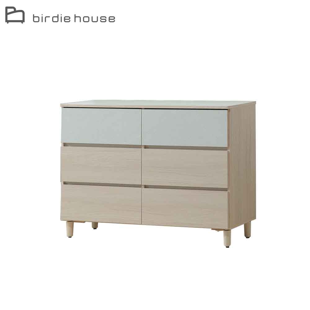 柏蒂家居-夏曼4尺六斗櫃/六抽收納置物櫃