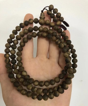 0416gz109-GZday3-沉香4月-6mm海南棋楠綠棋楠108粒（新料）(A109)