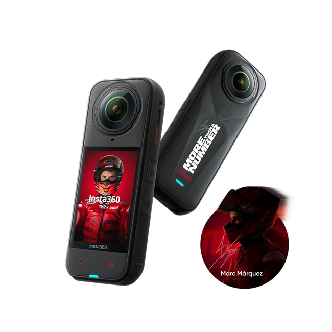 Insta360 X5 全景運動相機 MM93 2025冠軍紀念版 內附128GB記憶卡