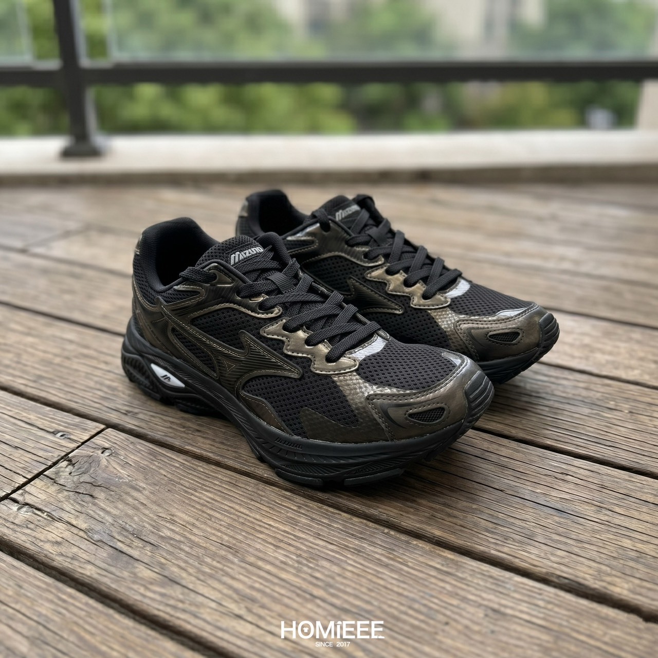 Mizuno Racer S  美津濃 慢跑鞋 網布 金屬黑 [D1GH223521]