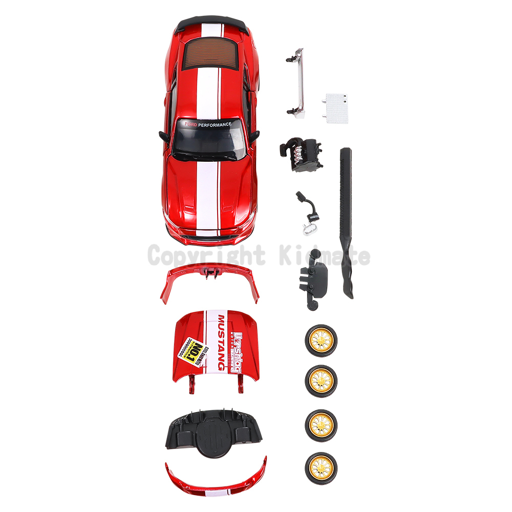 《 KIDMATE 》 1:42合金車福特野馬GT2018改裝車(隨機出貨)