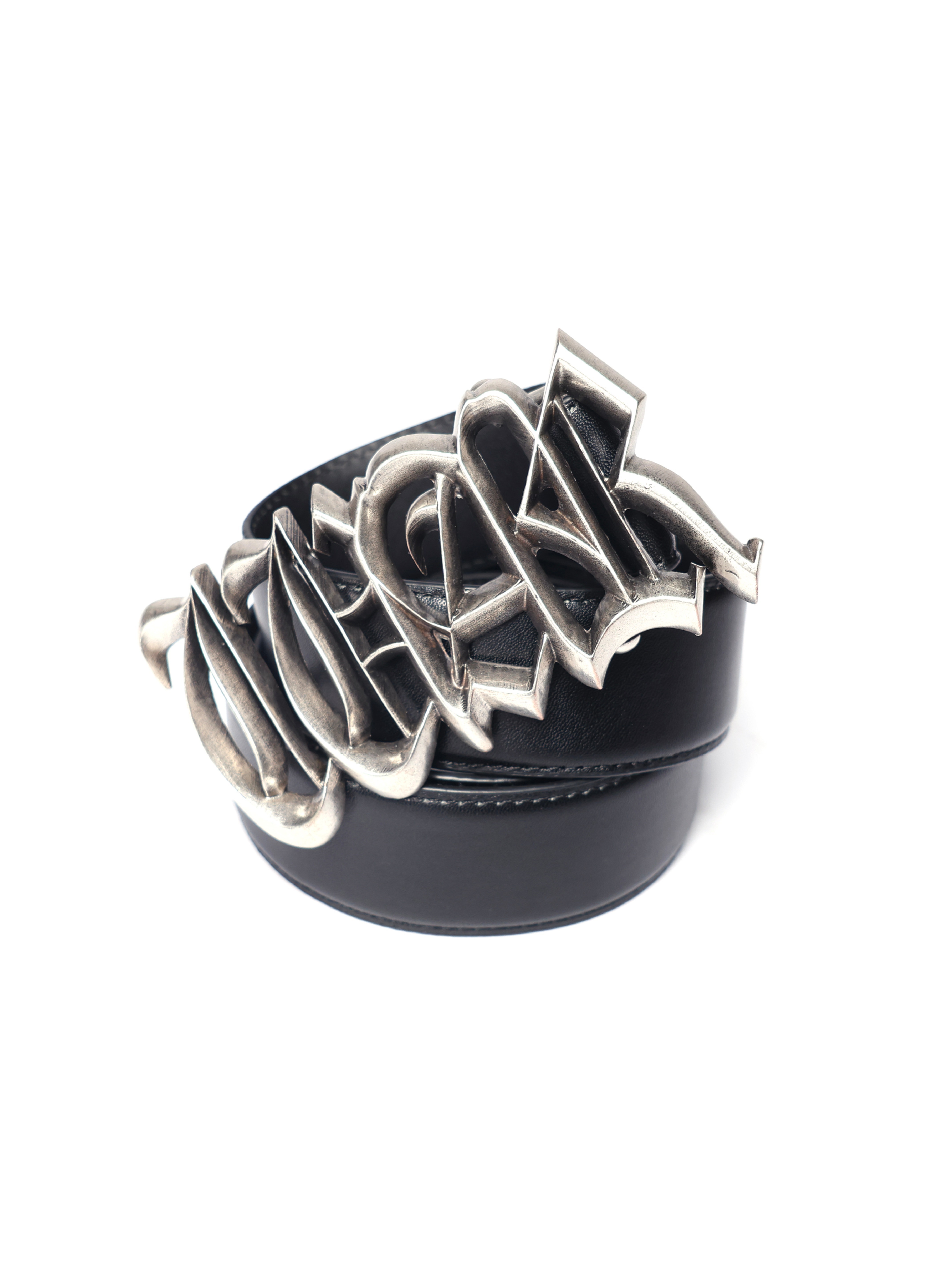 PCCVISION GMK X PVN WWIII 梵文古 銀做舊 頭層牛皮腰帶 皮帶