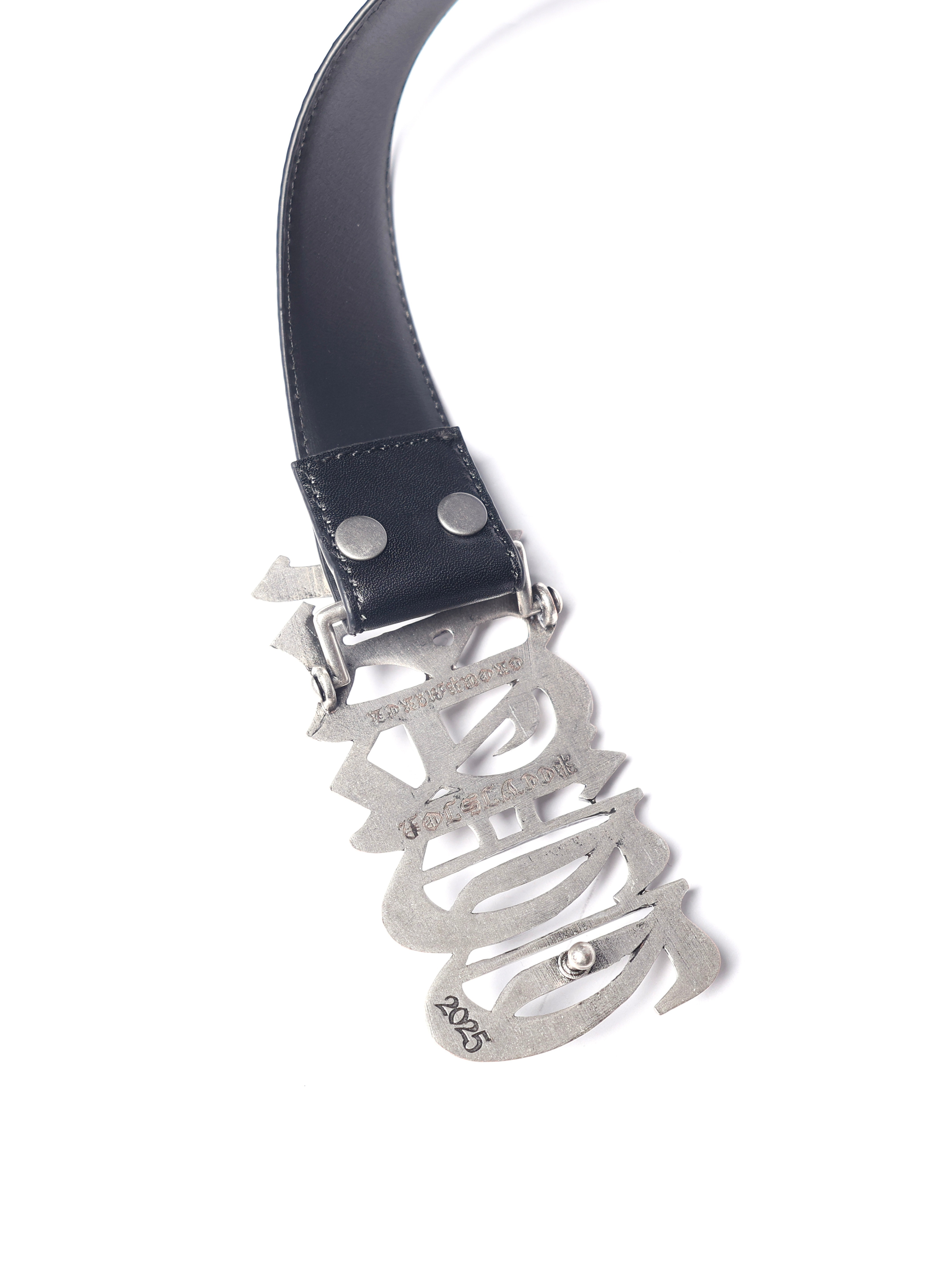 PCCVISION GMK X PVN WWIII 梵文古 銀做舊 頭層牛皮腰帶 皮帶