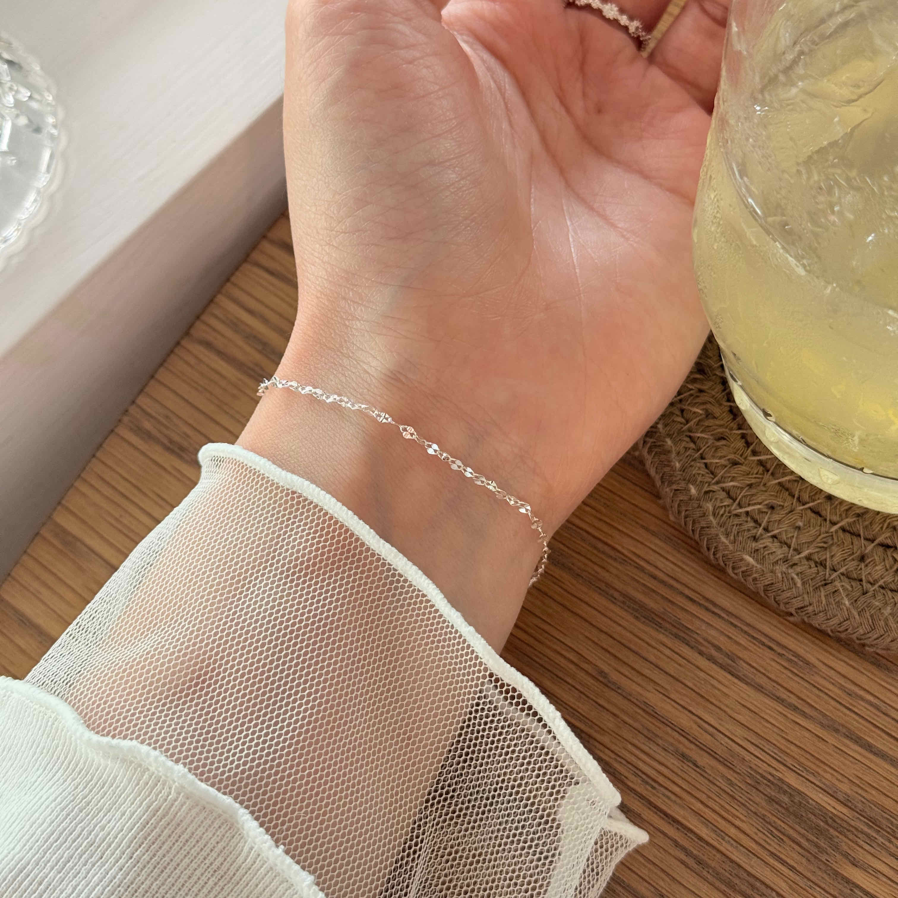 🇰🇷925 silver 波光粼粼 手鍊