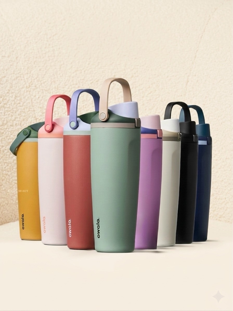 OWALA FREESIP® SWAY 雙飲口 吸管 手提水壺 30OZ / 40OZ