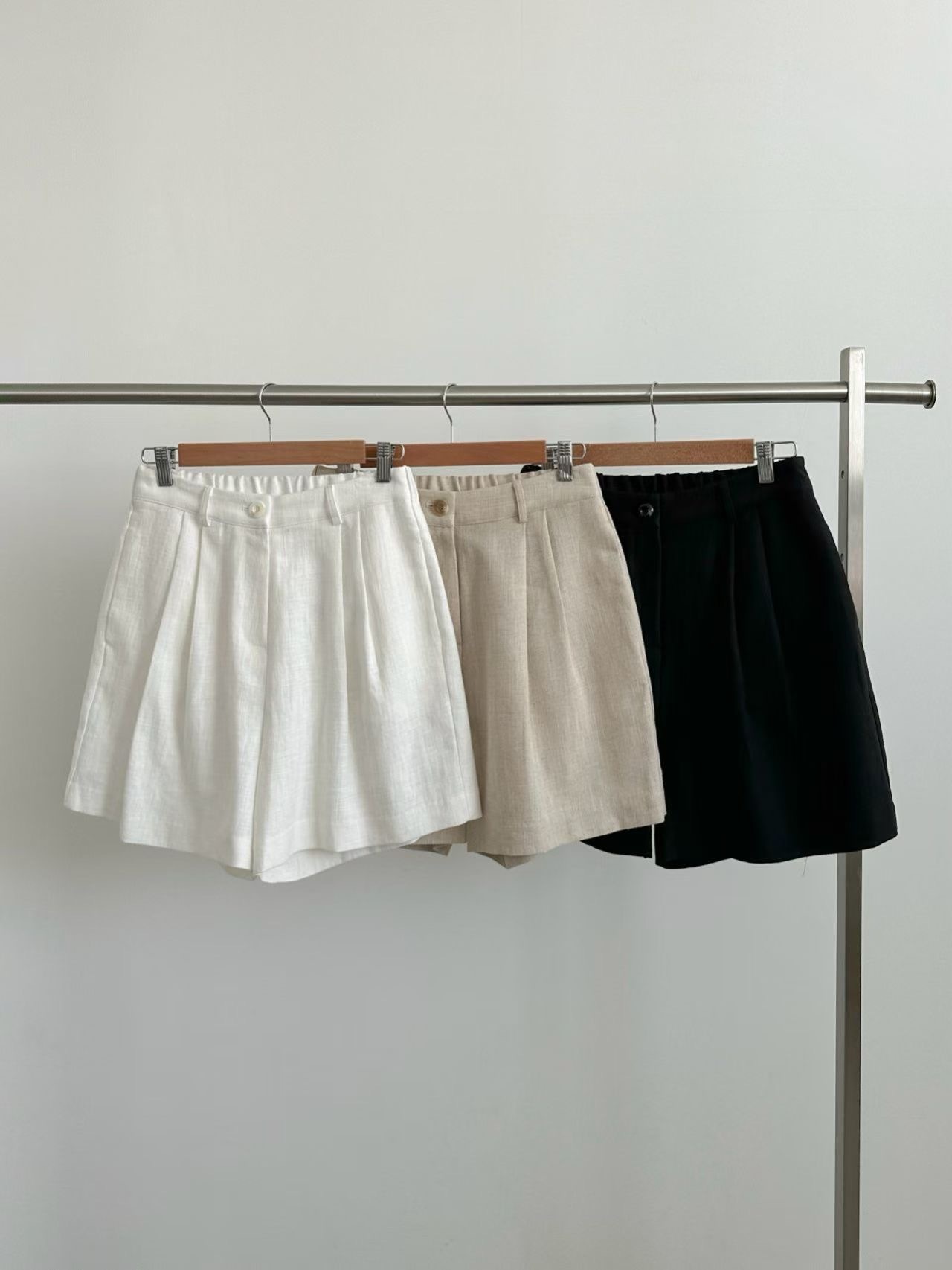 VV2604 Linen Regular Shorts