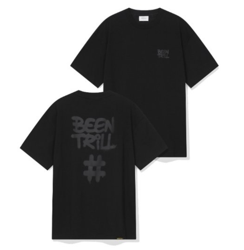 【直播】BEENTRILL LX0415605 噴繪LOGO短袖上衣 (BA262TS010)