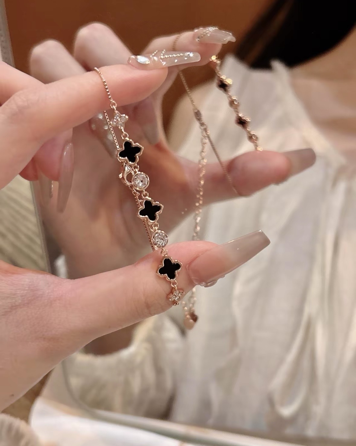 『代購商品』Swarovski 施華洛世奇 爆閃 輕奢百搭 四葉草手鍊