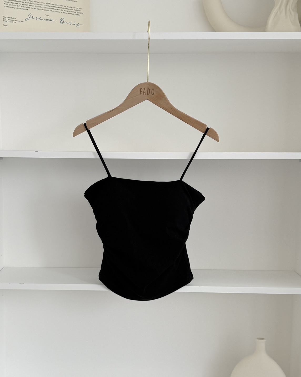 法朵Fado shop｜側抓皺固定杯背心 526B050 五色