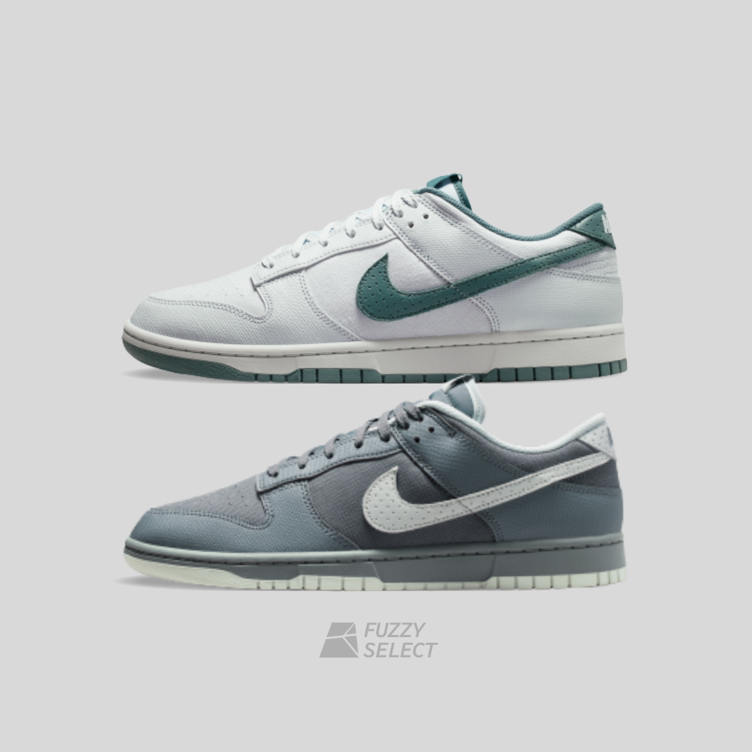 【逢甲 FUZZY】Nike Dunk Low Retro 帆布 灰綠 IH1940-001 白綠 IH1940-002