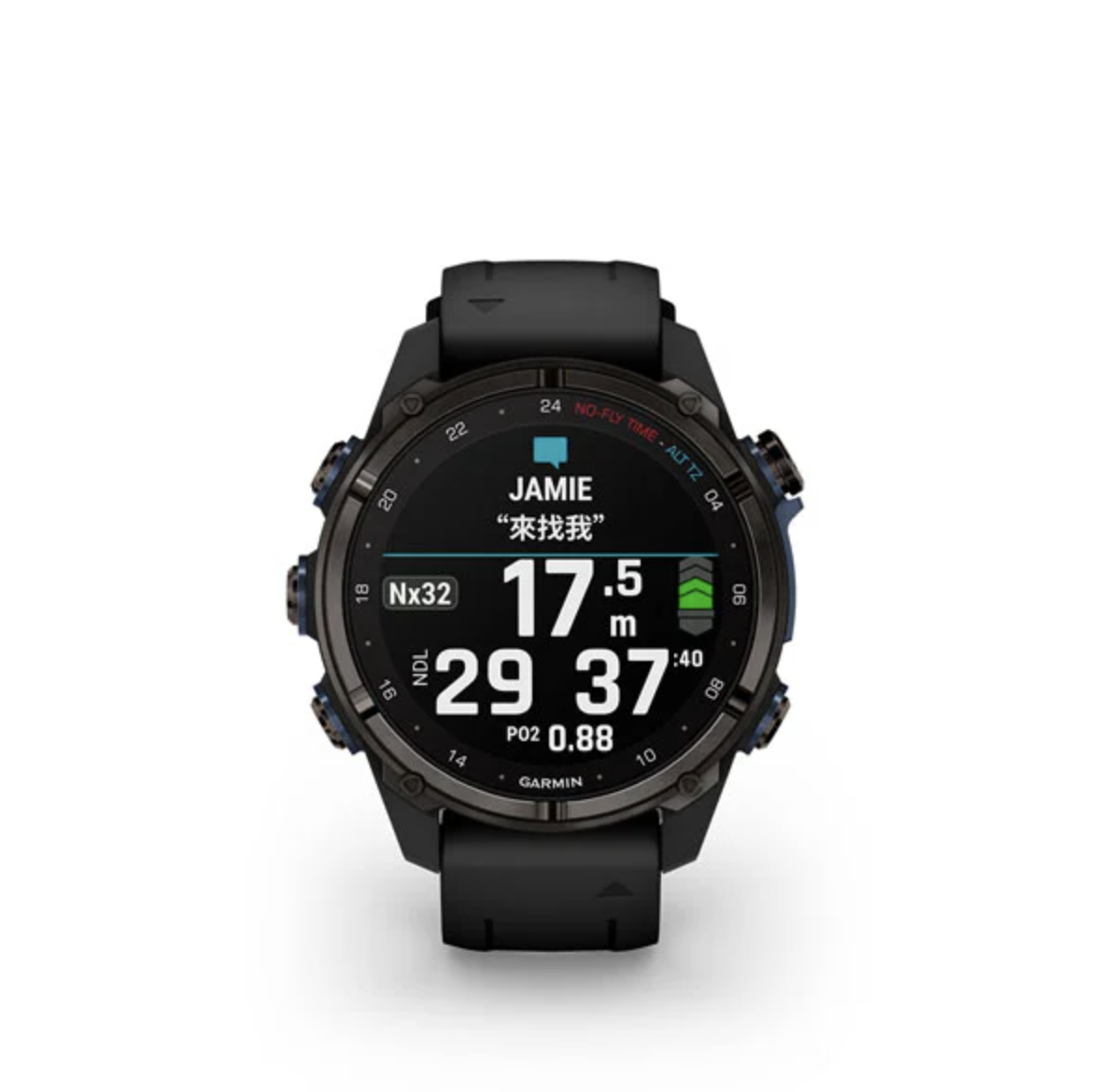 下星期到貨 - Garmin Descent Mk3i - 43mm Sapphire Carbon Gray DLC Titanium 多功能運動及潛水電腦錶 (中英文版本)