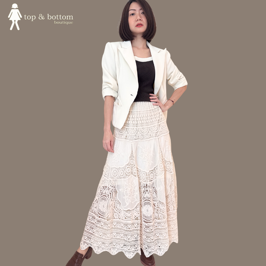 STRAP TWO TONE KNIT INNER TOP