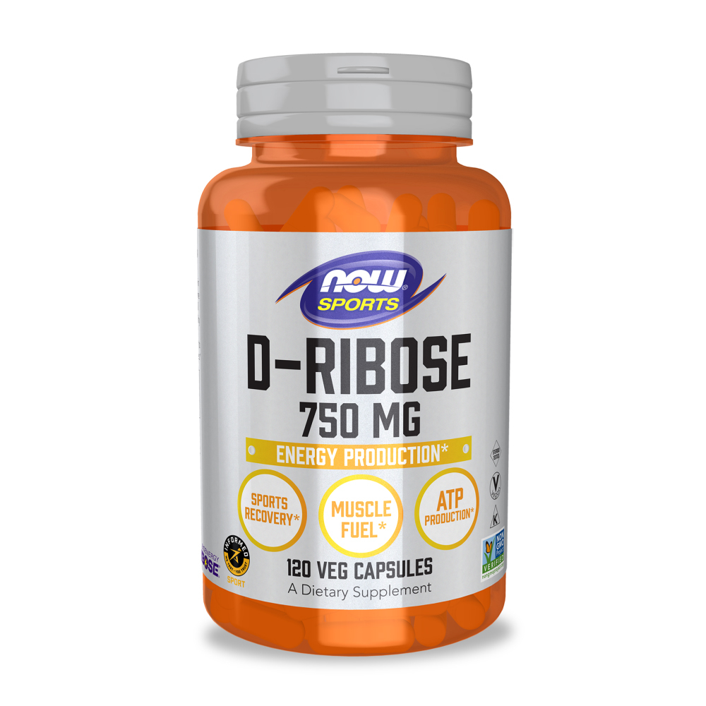 【NOW】D-核糖膠囊1瓶(120顆)/D-Ribose/運動保健