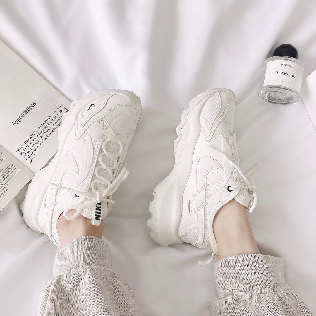 Nike TC 7900 奶白 米白 皮革 刺繡 小白鞋 老爹鞋 厚底 增高 女款 復古休閒鞋 DD9682-100