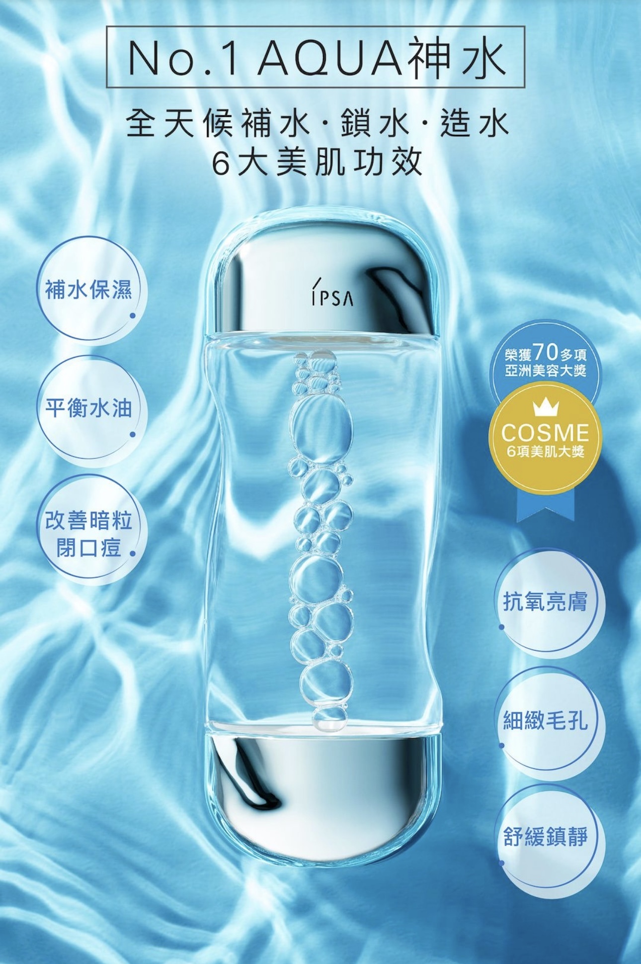 預 購 產 品｜IPSA 生肌水源素 THE TIME RESET AQUA W流金水 200ml