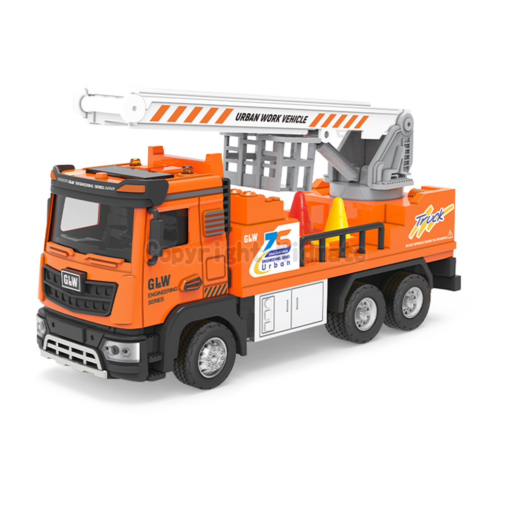 《 KIDMATE 》 1:40 合金高空作業車(附2人偶)