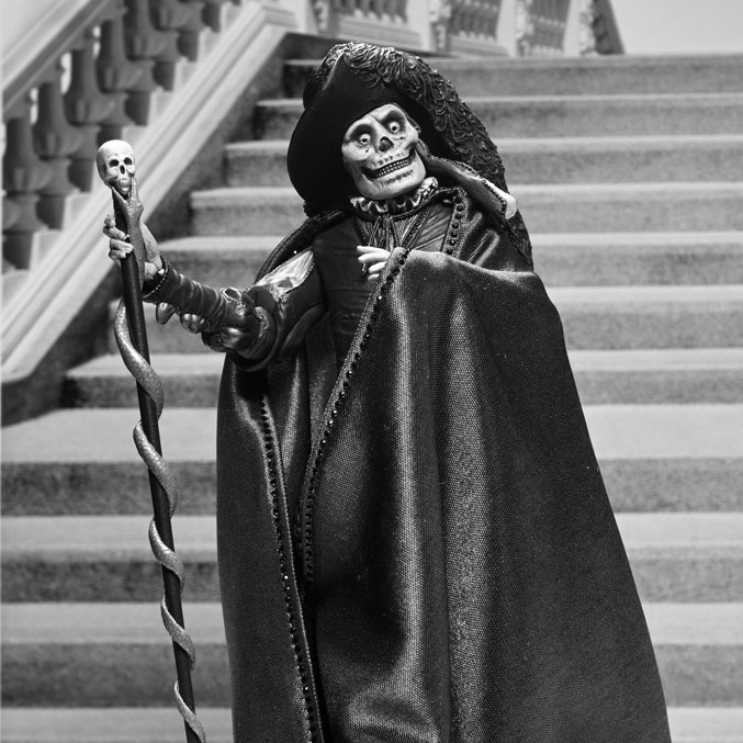 26年Q3 NECA 歌劇魅影 1925 7 吋 紅死病的面具版本（黑白版）可動公仔