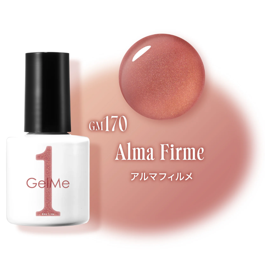 日本Gelme1可撕式凝膠Gel甲油 GM170 Alma Firme