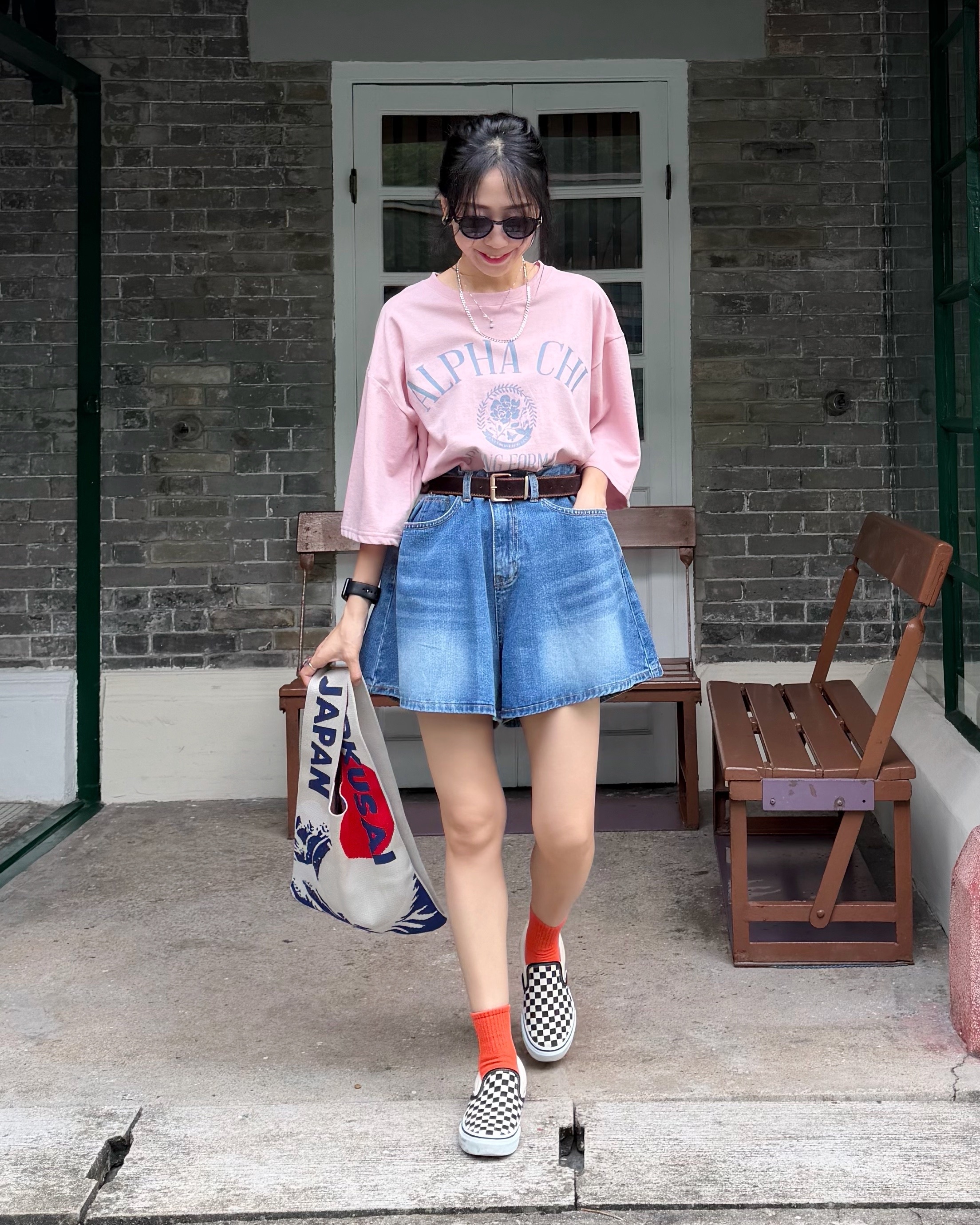 4月新品♥休閑Alpha chi Tee