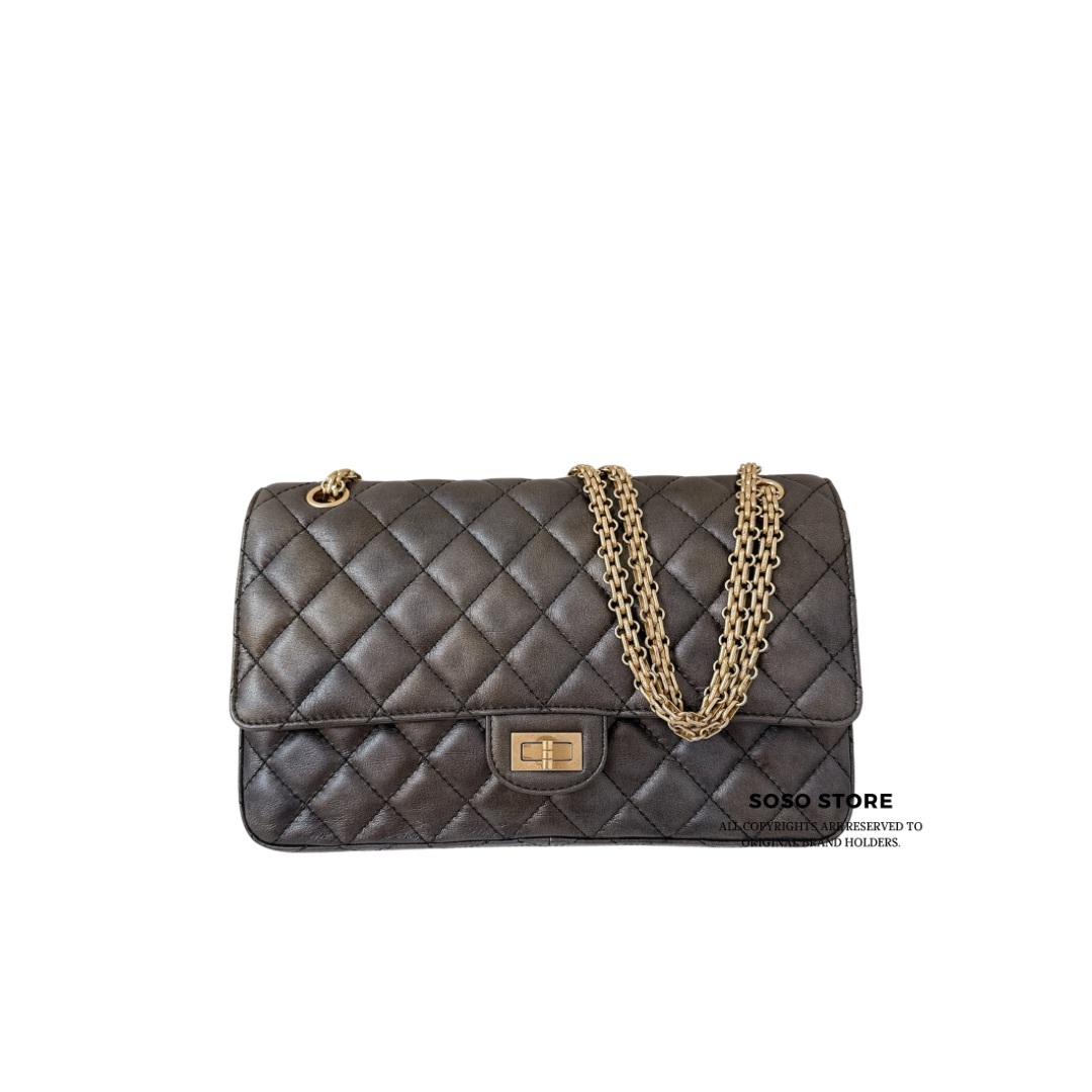 Chanel Reissue Flap Bag - Grey / GHW