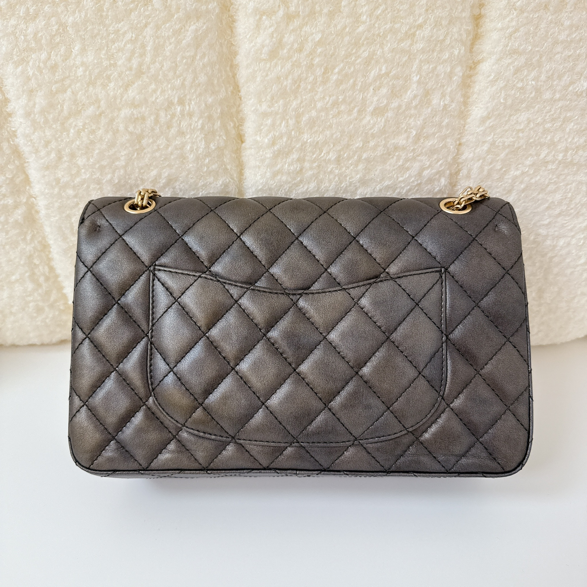 Chanel Reissue Flap Bag - Grey / GHW