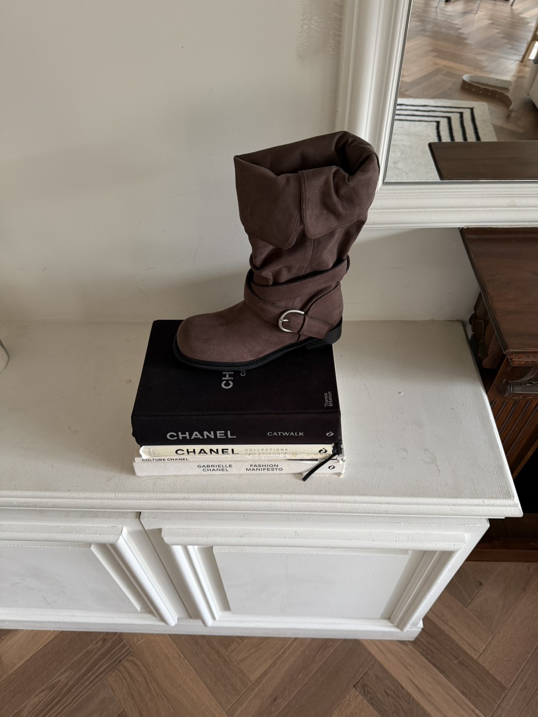 A50 南歐麂皮靴(可反折)