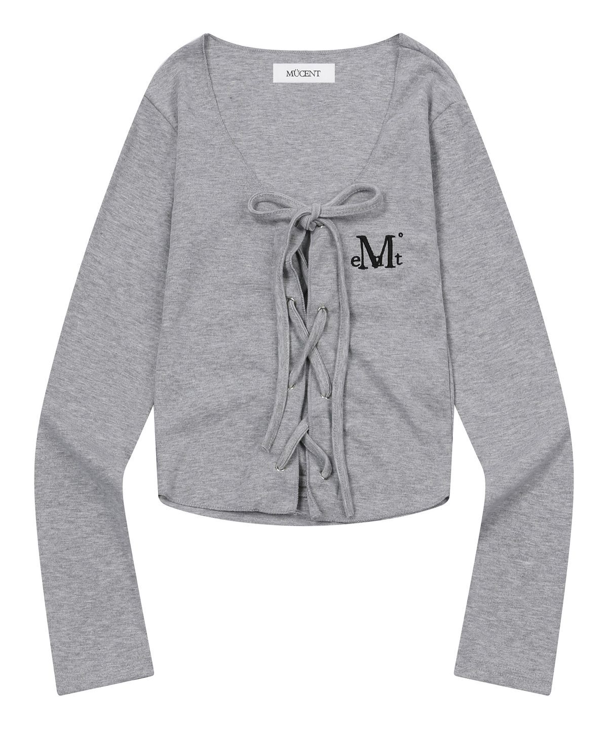 #預購 🇰🇷韓國26春夏 MUCENT 綁帶短版長袖 3色 M19