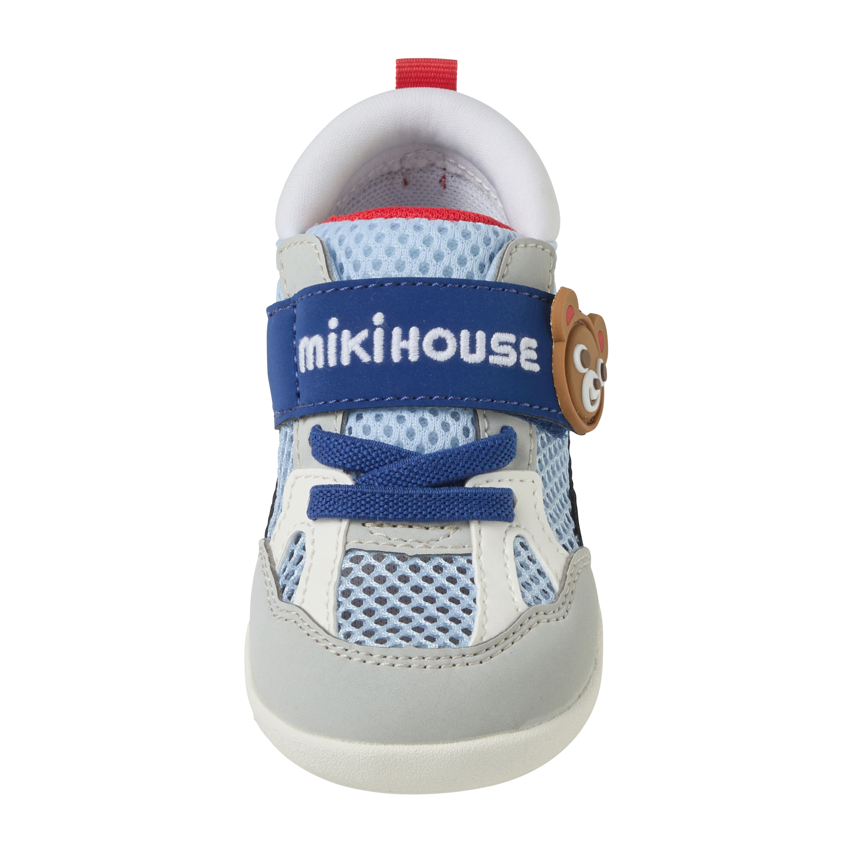 普奇熊夏日雙層網眼一段鞋-藍色