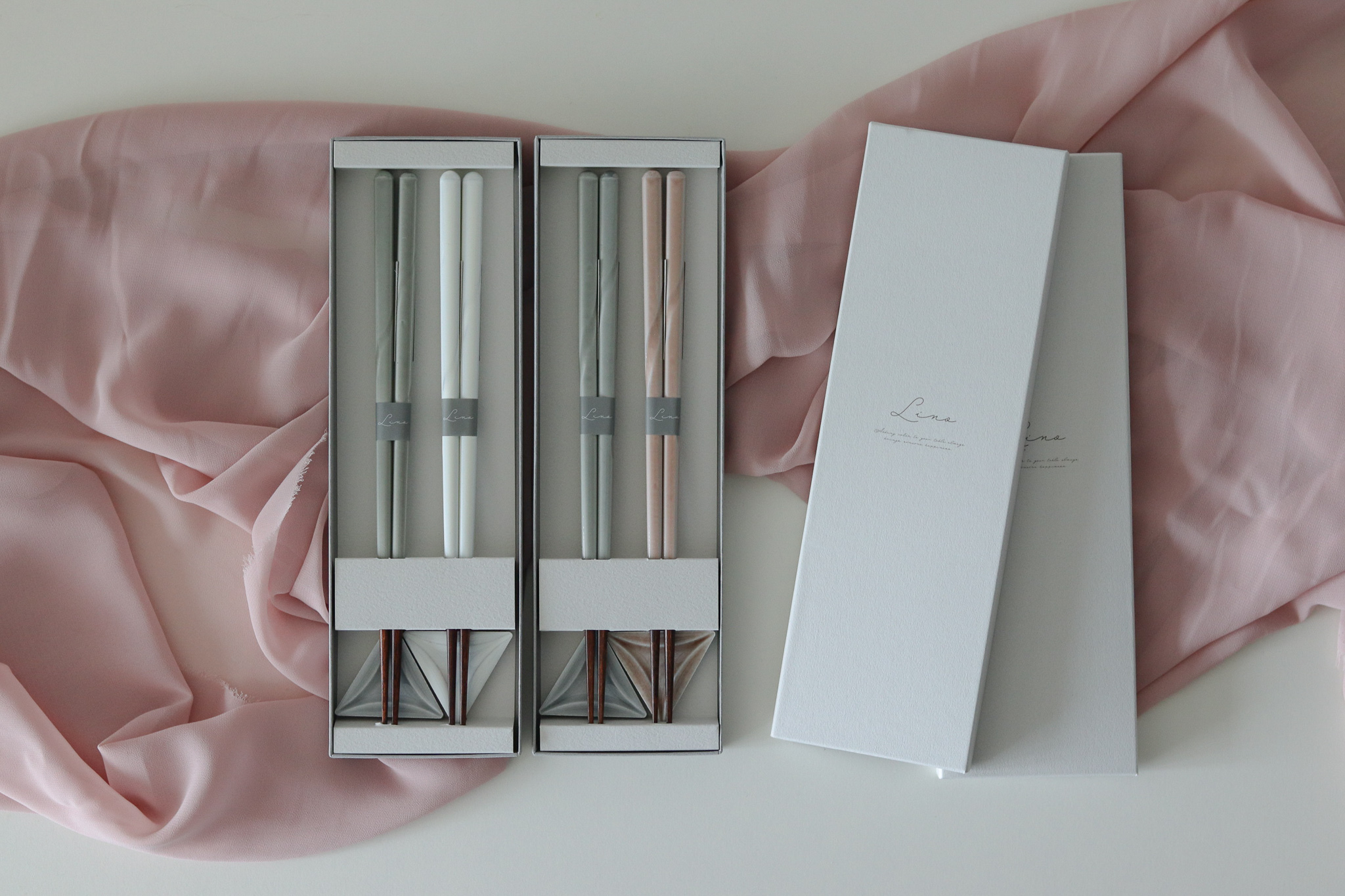 日本 Lino 夫妻筷 筷架 禮盒組 新婚禮物 喬遷禮