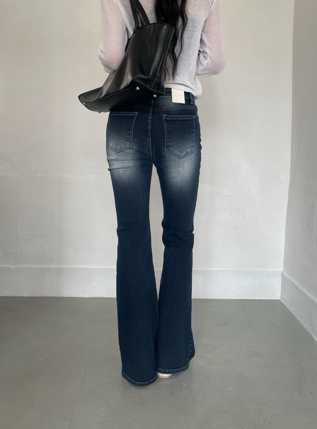 A48 失序夏天 低腰微喇叭褲