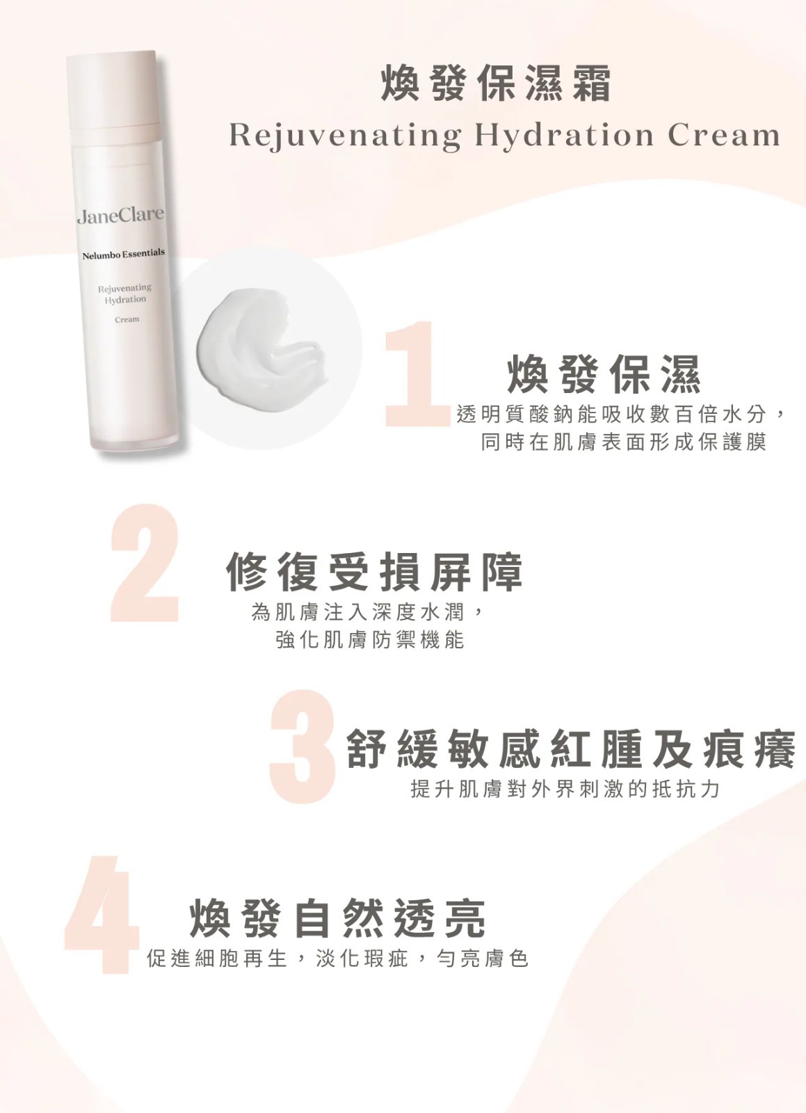 (7112) JaneClare 芙蓉育膚煥發保濕霜 50ml【買一送一】