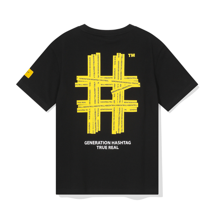 【直播】BEENTRILL LX0415607 女裝黃LOGO短袖上衣 (BA262TS501)