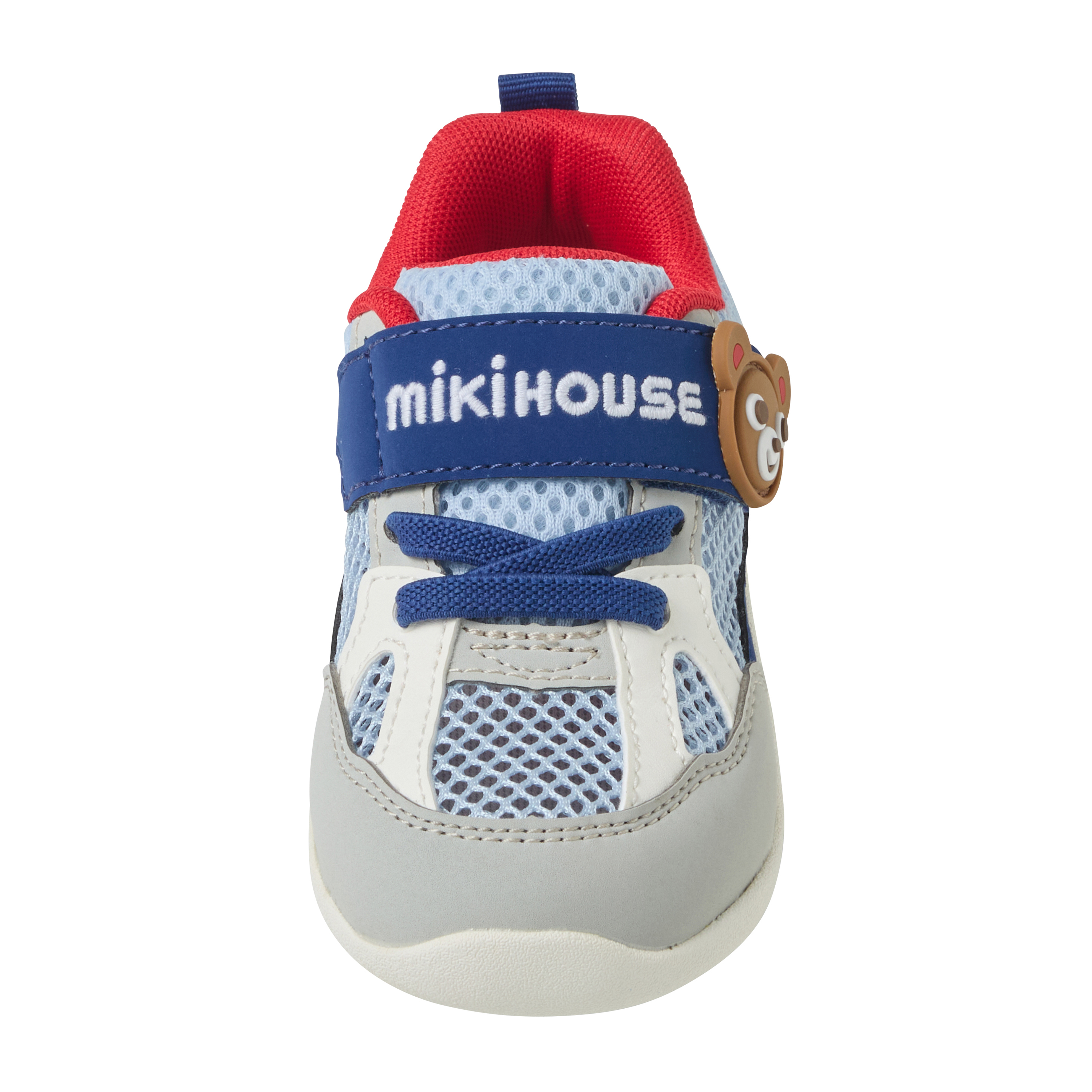 普奇熊夏日雙層網眼二段鞋-藍色