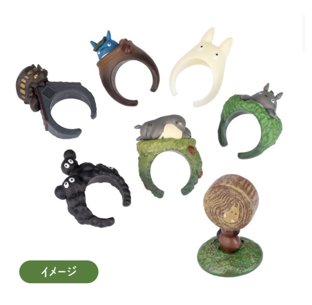 百態精選玩具 不思議的邂逅 龍貓戒指