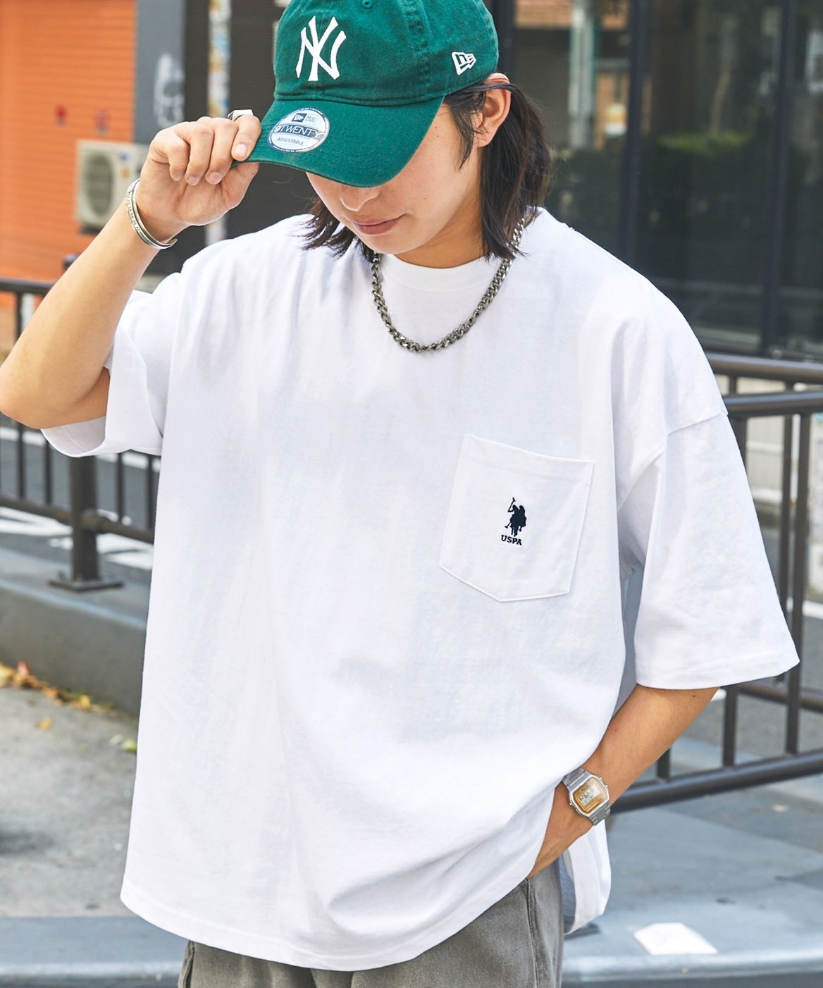 <限時48小時免運>U.S. POLO ASSN. 日本限定 小Logo 刺繡 圓領 重磅 短袖 短Tee 7色